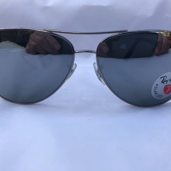 NEW Authentic RAY BAN RB8313-004-K6 Tech Polarized Mirror 61mm 100%UV From Italy - Picture 3 of 12